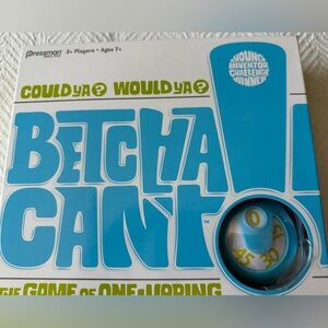Betcha Can't Card Game: The Fast-Paced Game of One-Upping by Pressman Brand New!